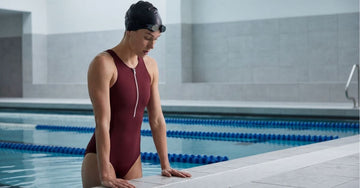 Women swimming in indoor pook