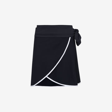 🎁 Wrap Skirt ― Black / White (100% off)