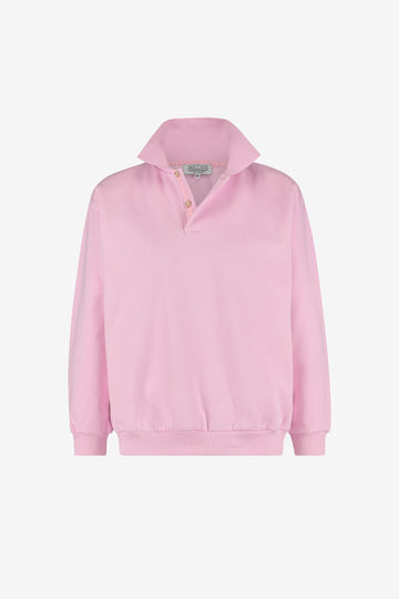 Polo Sweater - Rose Pink