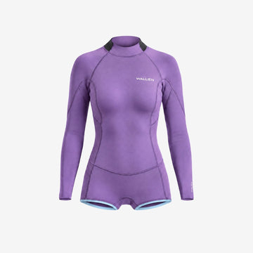 Horizonia Yulex® Springsuit Wetsuit Boyleg ― Purple