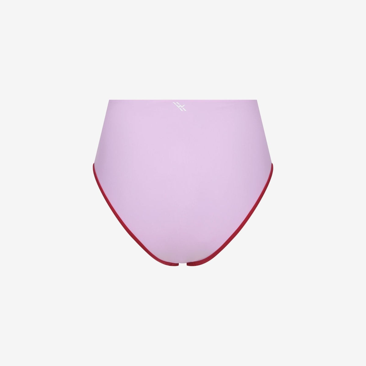 Bikini Bottom High Waist ― Lilac / Red