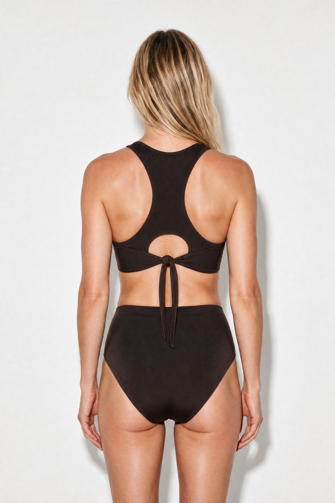 Bikini Bottom High Waist ― Coffee