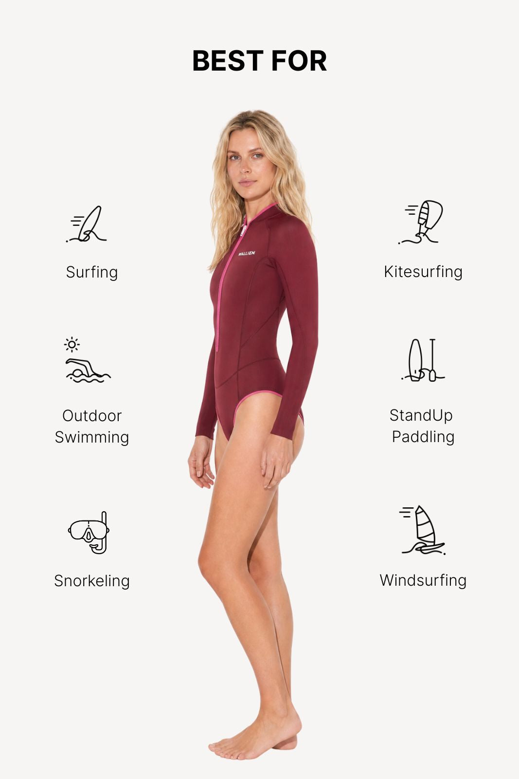 Horizonia Yulex® Springsuit Wetsuit ― Red