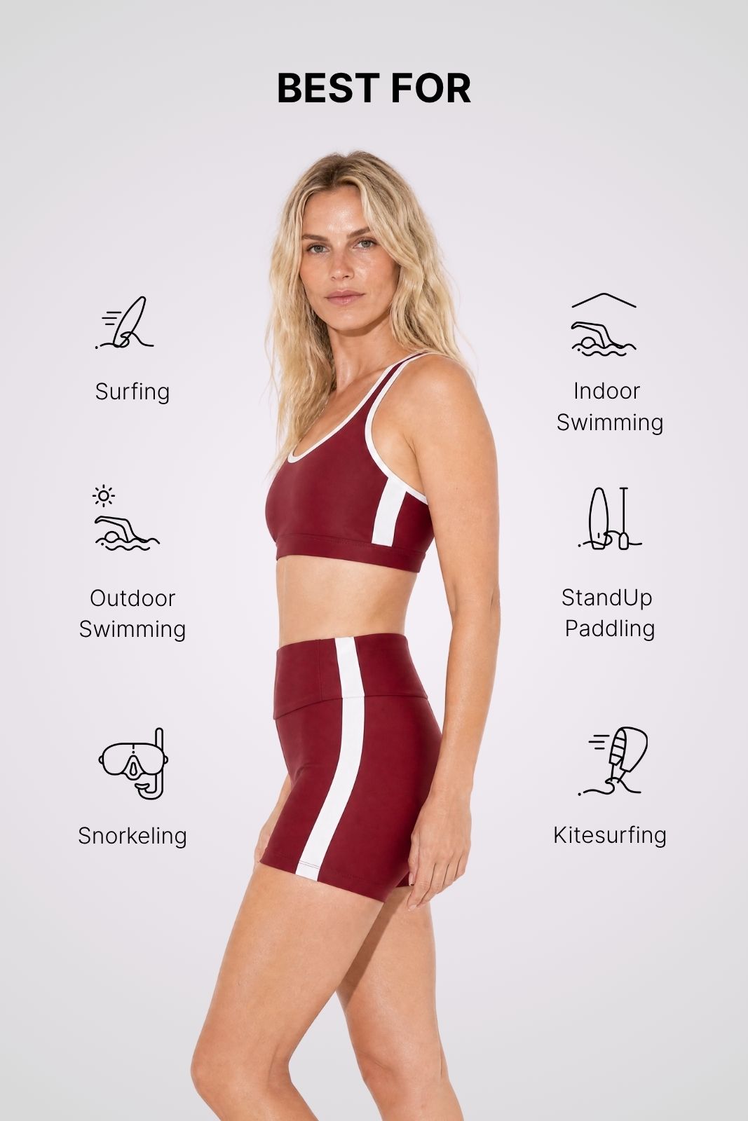Sports Top ― Red / White