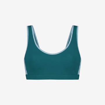 Sports Top ― Teal / Light Blue